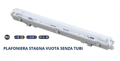 PLAF.LED IP65  1X9W CM.60 VUOTA