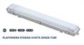 PLAF.LED IP65 2X22W CM150 VUOTA